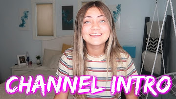 My first video channel intro / get to know me q&a