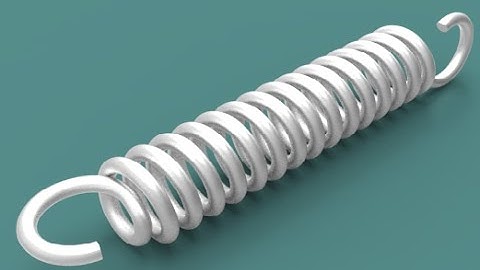 3D modelling spring in AutoCAD