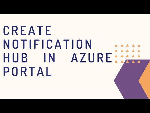 Create Notification hub in the Azure portal