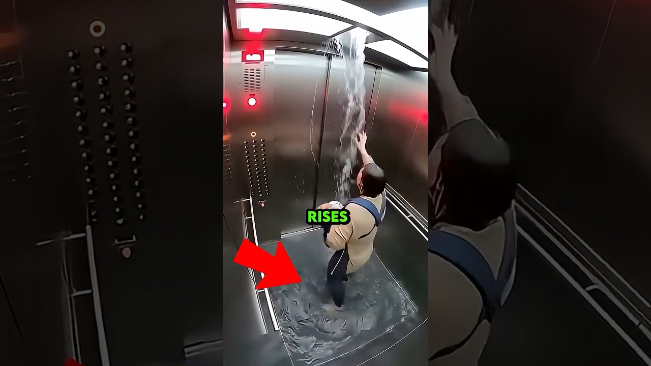 Why This Mother and Her Baby Beg for Help in a Flooded Elevator 😰 