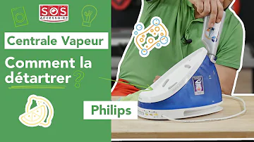 Pourquoi ma centrale vapeur Philips clignote rouge ?