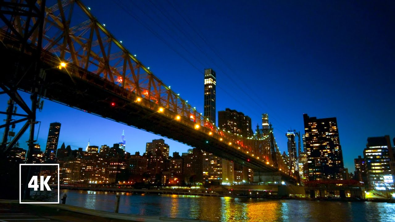 New York, Amerika Serikat | Jelajah Kota Malam 4K | 23 Nov 2022