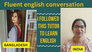 Fluent english speaking practice. English conversation.