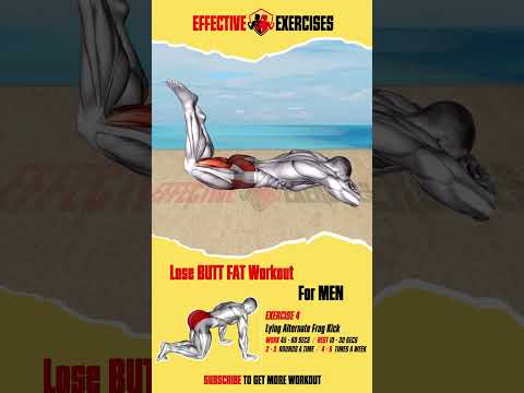 Lose Buttock Fat Workout For Men #shorts #fitness