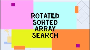 Rotated Sorted Array Search