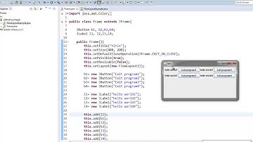 6- برمجة واجهات المستخدم في جافا ( GUI in JAVA )، إدارة التصاميم LayoutManager