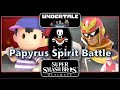 SSBU Papyrus Spirit Battle | Ness Vs Bunny Captain Falcon | Undertale Series