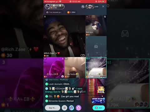 (BIGO LIVE) rich.zaee vs guttakay | things get very messy | gutta got zae instagram deleted ?