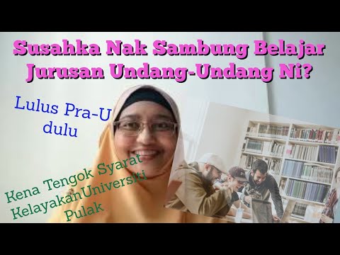 Video: Cara Memohon Ke Sekolah Undang-undang