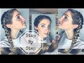 ***EASY FRENCH BRAID TUTORIAL/ HOW TO FRENCH BRAID