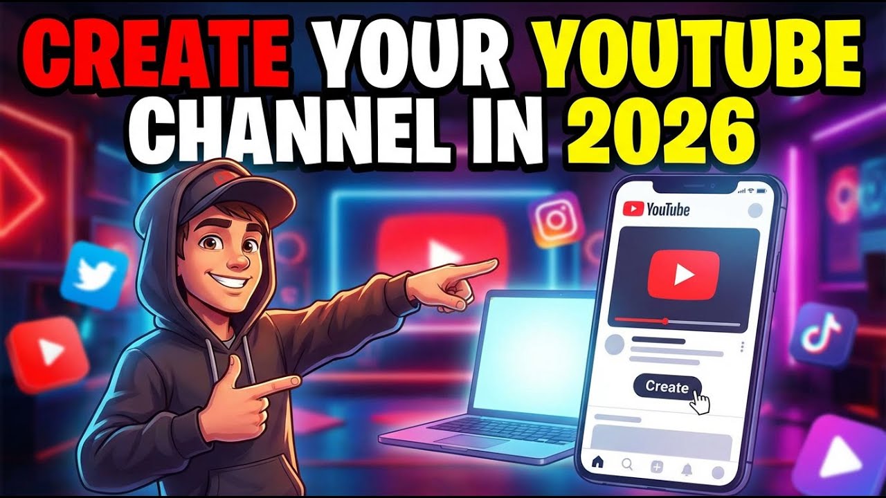 Create Your YouTube Channel in 2026 – Step by Step Guide for Beginners ...