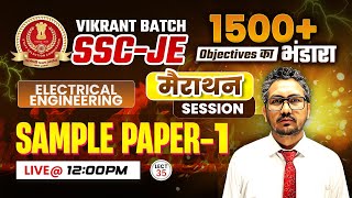 35- Sample paper-01, SSC-JE Electrical Engg. Marathon by Raman Sir, Vikrant Batch For SSC-JE