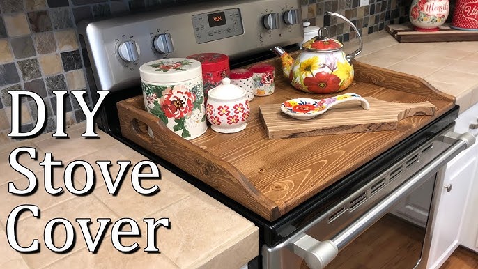 Noodle Board-stove Top Cover-electric Stove Cover-kitchen Decor-wood Cooktop  Cover-rustic Stove Top Cover for Flat Top Stove 