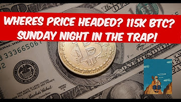 Wheres price headed? 115k btc? Sunday night in the trap!