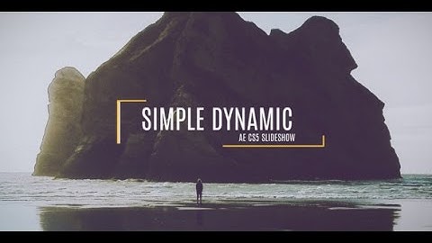 FREE After Effects CS5 Template - Simple Dynamic Slideshow