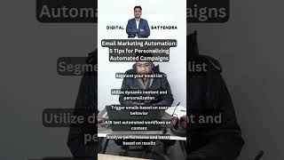 Email marketing automation tips to personalize campaign | Digital Satyendra