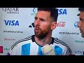 Stinksauer: Messi pöbelt in Interview nach Argentinien-Sieg!