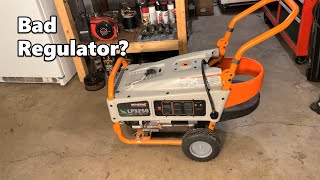 Generac Propane Generator Will Not Start  Bad Regulator?  LP3250