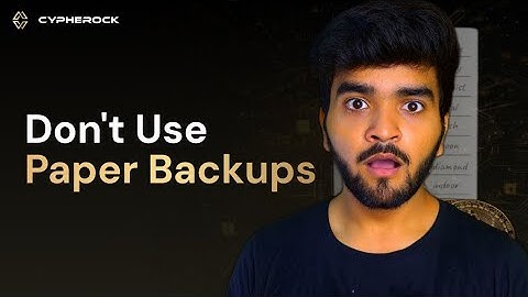 Why You Should Never Use Paper Backup?