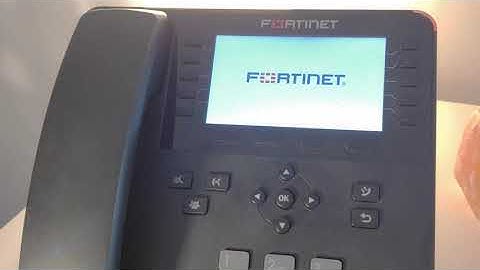 FortiFone Reboot and Registration