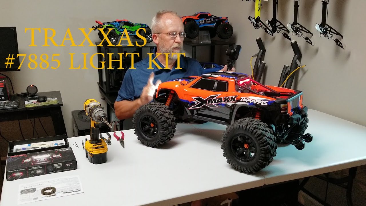 TRAXXAS 8S XMAXX 7885 LIGHT KIT INSTALL YouTube