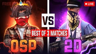 TEAM OSP ? VS 2D WORLD ? | 4 VS 4 BO3 ?  | GARENA FREE FIRE freefire teamosp freefirelive