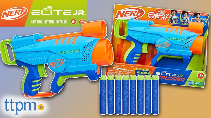 Nerf Elite 2.0 Double Punch Dart Blaster, 50 Nerf Elite Darts, 2x 10-Dart  Clips, Motorized Nerf Blaster, Ages 8+ - Nerf