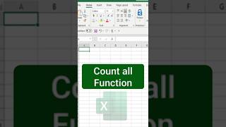 Count All Function | CountA Formula | How to count all in one click | #Excel_Player #excelplayer