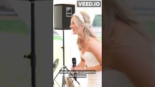 Bride SINGS EPIC Thank You Song to #wedding Guests - P.3