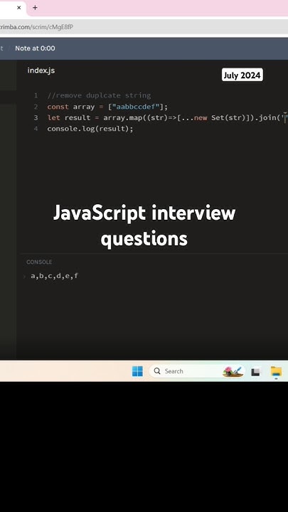 JavaScript interview questions #coding #programming #softwareengineer # ... image.