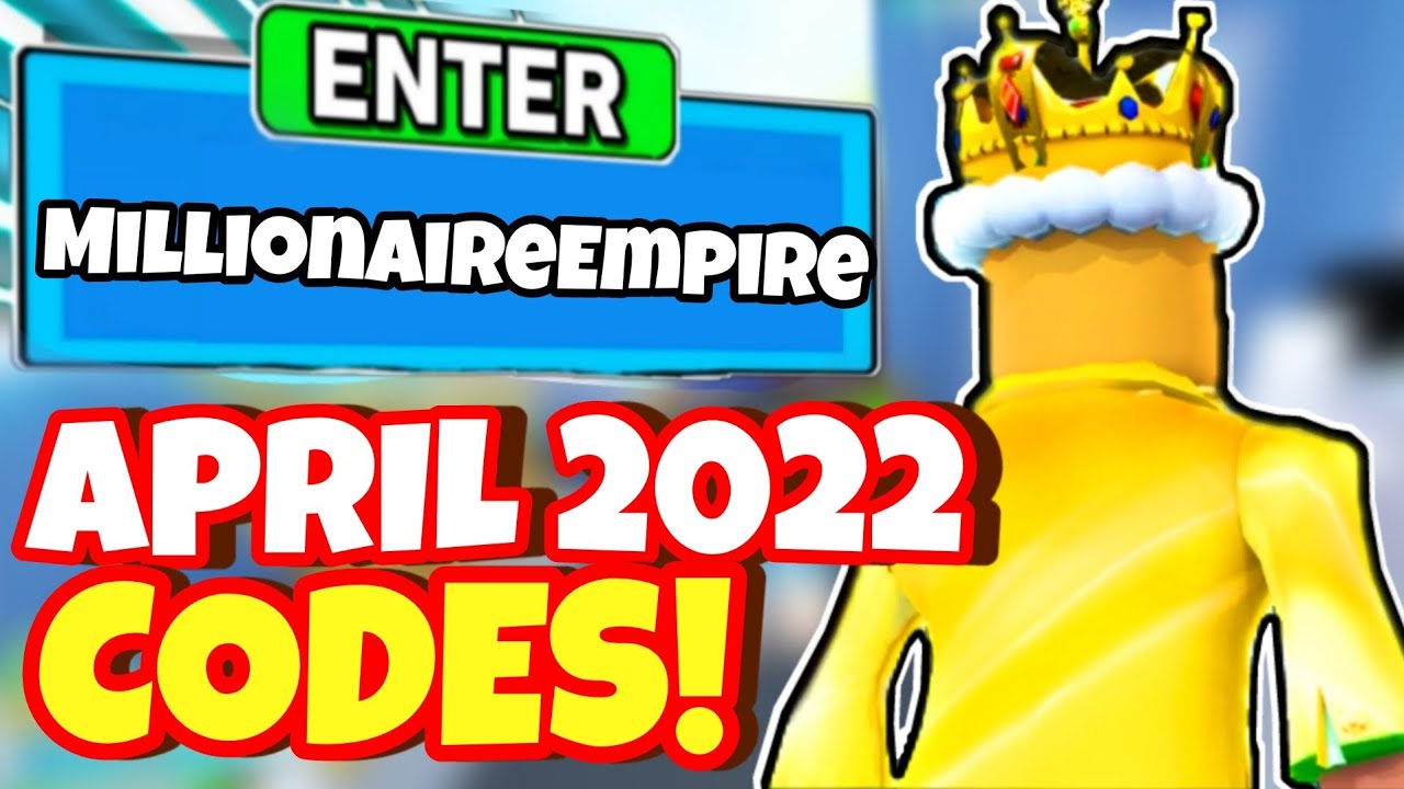 APRIL *2022* ALL NEW SECRET CODES In Roblox Millionaire Empire