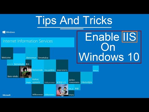 Enable IIS on