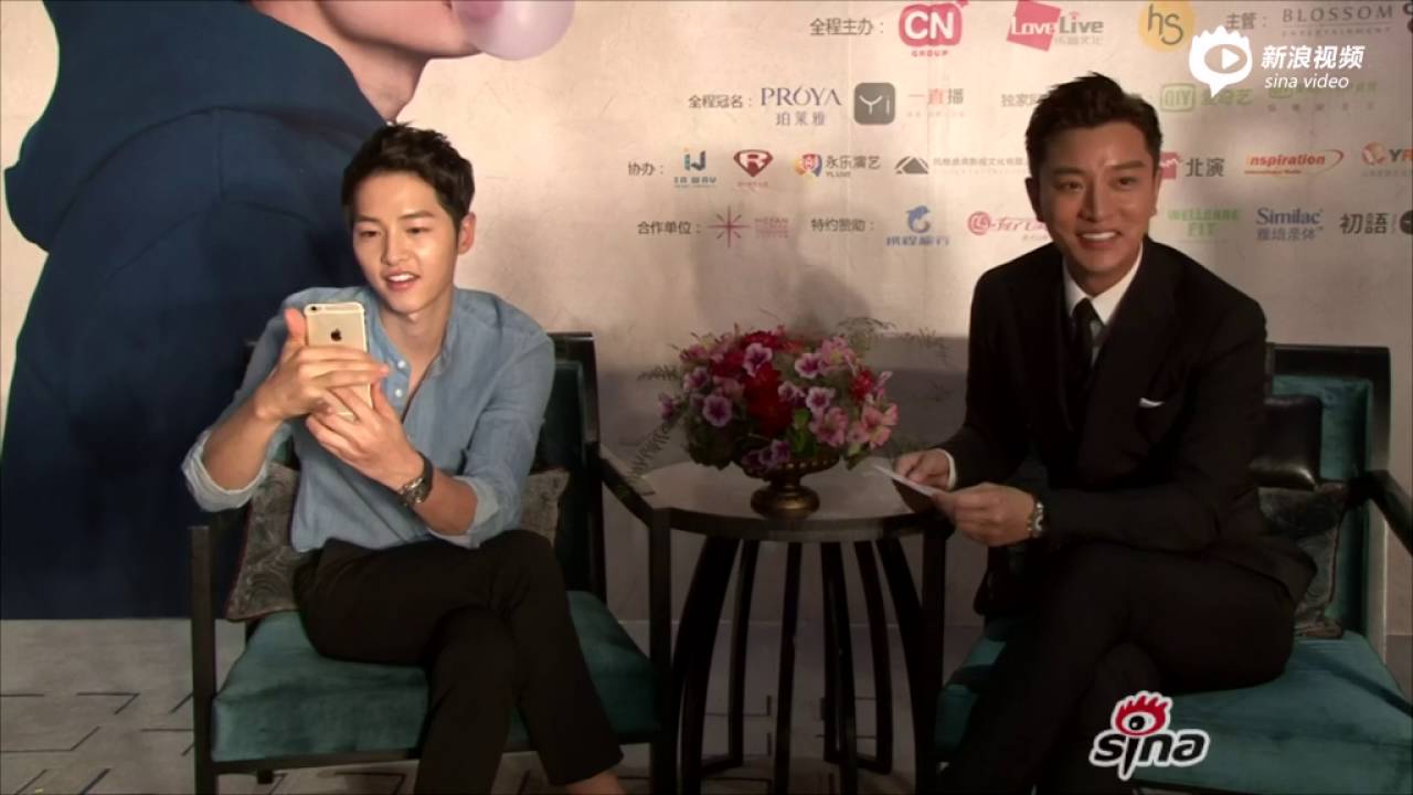160513 Sina - Jia Nai Liang's interview with Song Joong Ki (full)
