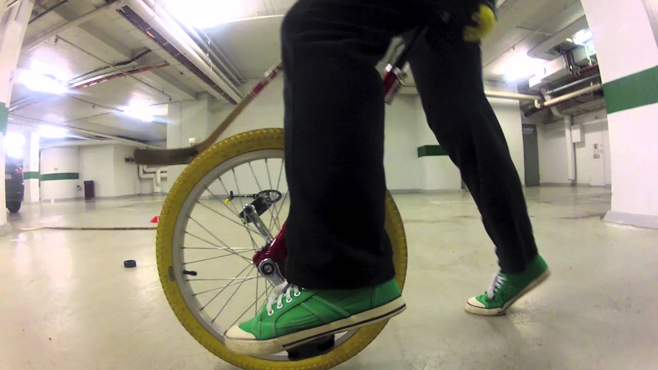 Unicycle Hockey YouTube