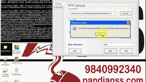 Video data hiding- repeat accumulate codes and selective embedding - PASS Project MSc