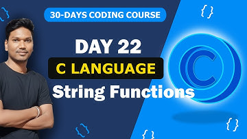 Day 22: String Functions in C | strlen(), strcpy(), strcat() Explained | C Programming Tutorial
