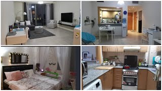 Home tour of 1bhk Rented apartment Dubai/How I created the expensive look with the cheapest products