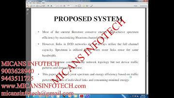 joint spectrum and energy efficiency