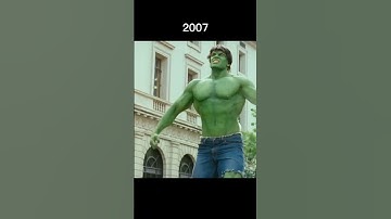 Hulk Evolution ☠️ (1977-2019) #hulk #shorts