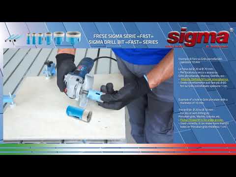 Sigma Frese Istruzioni - Diamond Drill Bits instruction