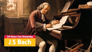 J.S. Bach - Long Play | Classical Music for Relaxation | 24 Hours Streaming Service