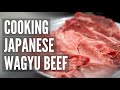 Cooking Japanese Wagyu Beef and Making Sukiyaki