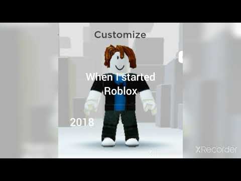My Roblox Avatar Evolution Updated Version 2018 2020 Youtube - roblox avatar evolution 2006 2018