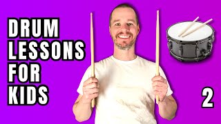 Drum Lessons for Kids - #2 Seven Nation Army #drums #kids