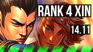 XIN ZHAO vs TALIYAH (JGL) | Rank 4 Xin, 9/1/8 | NA Challenger | 14.11