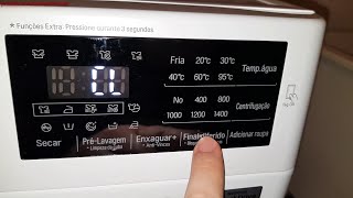 How to Lock/Unlock LG Washer Dryer Inverter Direct Drive 8/5 Kg F4J6TM0W. CL 