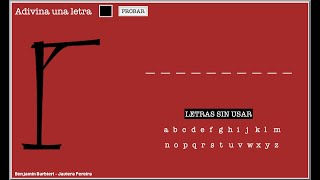 Proyecto Programación - Juego 'Ahorcado'