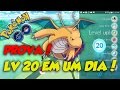 PGO: COMO UPEI ATÉ O NÍVEL 20 EM UM DIA NO POKEMON GO! (SEM HACK OU FAKE GPS)