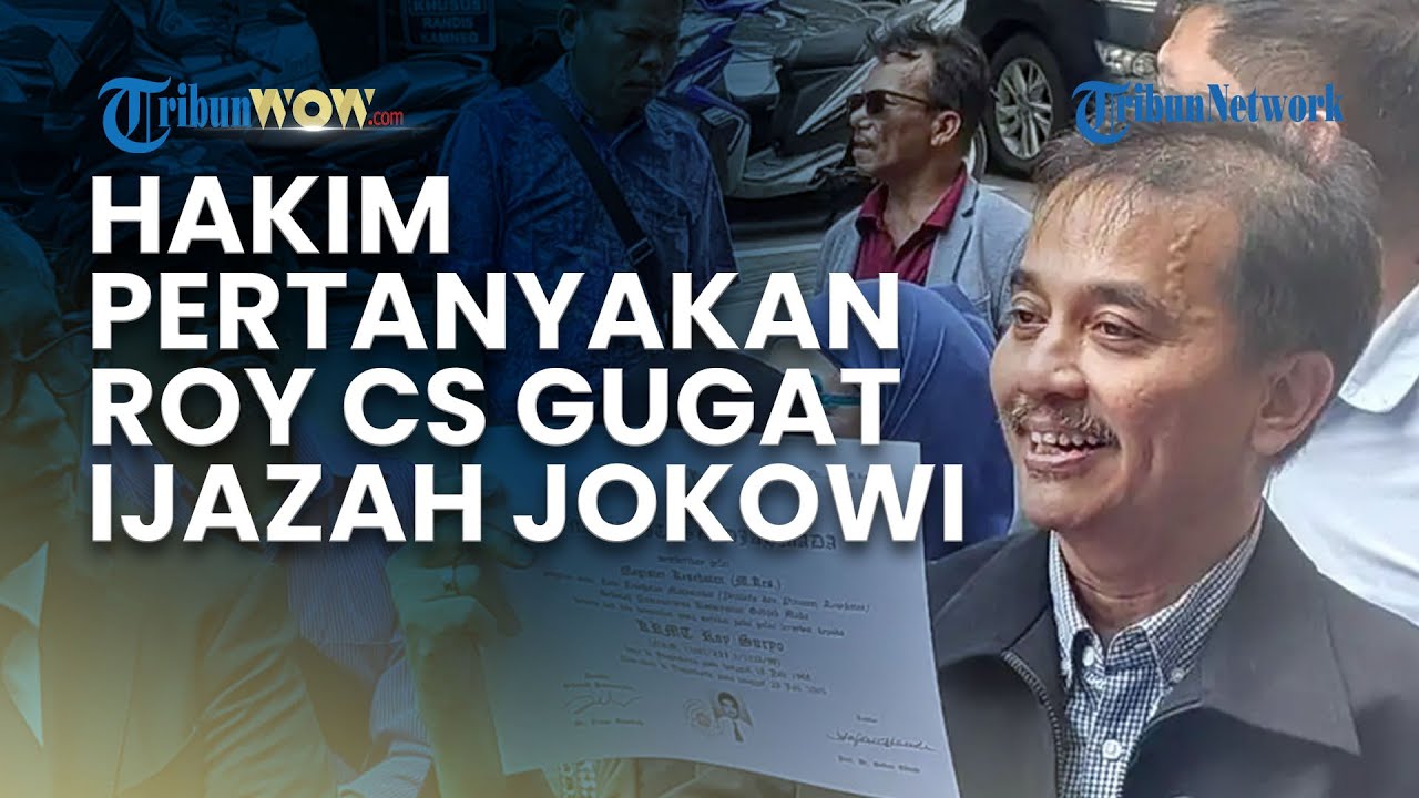 Kepentingan Roy Suryo Cs Gugat Ijazah Jokowi Dipertanyakan Hakim, Nilai Tak Relevan Masuk Pengadilan
