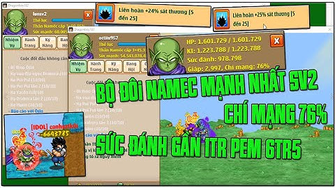 Tậu Thêm Em Namec Trùm Sv2...Kòi ComBack Octiiu957 Tạo Nên Địa Chấn...Pem Còn Nhanh Hơn Xayda Tự Sát